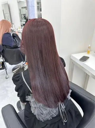 ロング 💗デザインカラー 💗RISA🐰のヘアスタイル