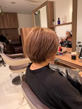 ショート カラー 🇰🇷韓国ヘア★ 副店長.쿠리타⭐︎のヘアスタイル