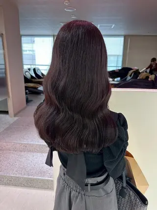 カラー ブリーチなし🪽 透明感/横浜🪞のヘアスタイル