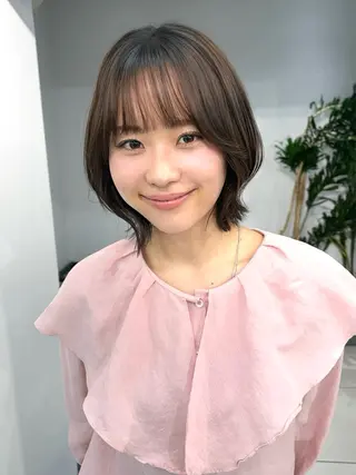 ミディアム ボブ/ ミディアムKOUGAのヘアスタイル