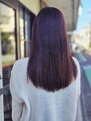 ロング カラー 透明感🫧艶カラー✨ レイヤー✂渡辺祐輔のヘアスタイル