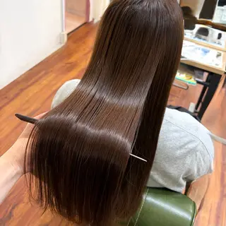 セミロング カラー 髪質改善/透明感 カラー/西川奈穂のヘアスタイル