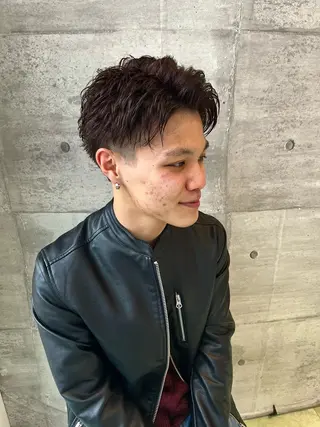 ショート カラー メンズ 角田 琉希也のヘアスタイル
