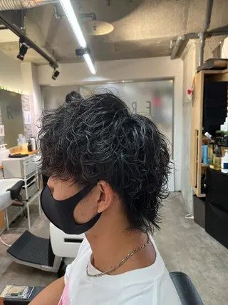 ミディアム 【川西能勢口駅1分】 木村　翔乃佑のヘアスタイル