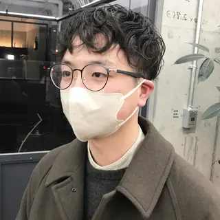 ショート パーマ メンズ ✂︎ウルフ・ショート ✂︎MIKUNIのヘアスタイル