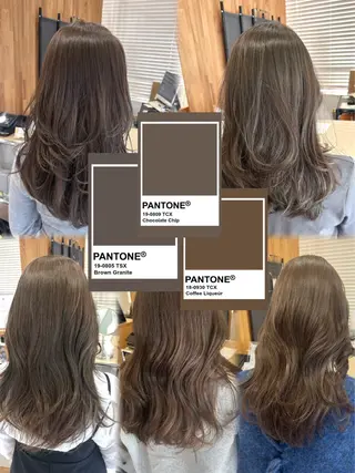 ロング カラー 韓国ヘア ‎⟡.·KANA🐥のヘアスタイル