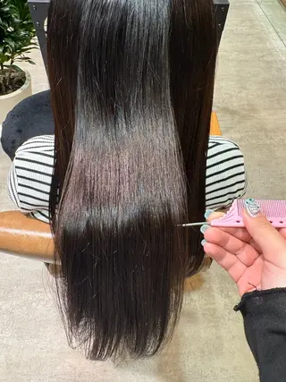 ロング カラー 佐伯 美麗のヘアスタイル