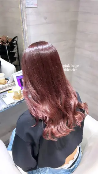 セミロング カラー 🎀暖色/オリーブ カラー🎀seinaのヘアスタイル