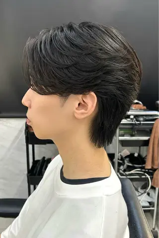 ショート パーマ メンズ メンズスタイリスト 前田雄輝のヘアスタイル