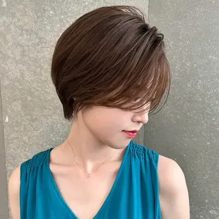 ショート カラー ❣️縮毛矯正/ボブ /カラー/渡部晃輝のヘアスタイル