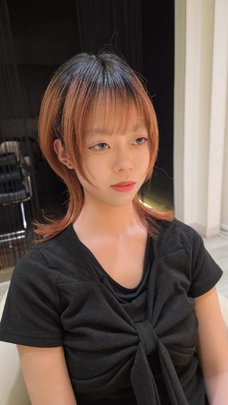 ミディアム 田嶋 利範のヘアスタイル