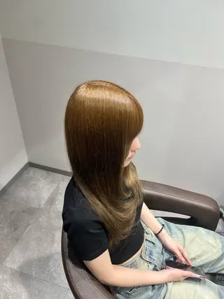 ロング 大宮レイヤーカット× 透明感カラー　rioのヘアスタイル
