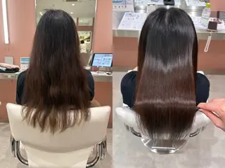 ロング ダブルカラー🦖 /髪質改善⚡️しおりのヘアスタイル