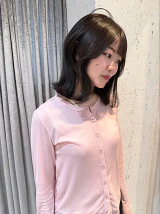 ミディアム カラー mai / linoah˚✧のヘアスタイル