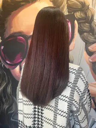 セミロング カラー パーマ ヘアアレンジ メンズ キッズ ネイル マツエク・マツパ アイブロウ 久木原 ゆりのヘアスタイル