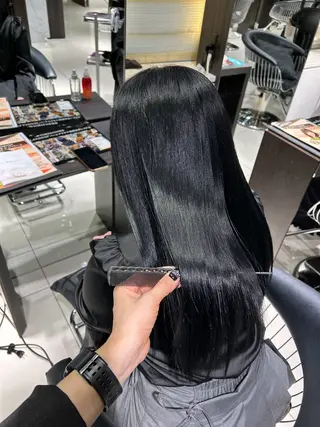 ロング カラー 縮毛矯正/ツヤカラー ✦イッセイ𓂃⟡のヘアスタイル