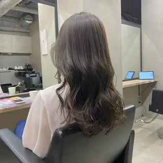 ロング カラー パーマ ヘアアレンジ 🤍透明感カラー🤍 Ryujiのヘアスタイル