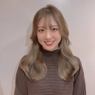 ロング パーソナルカラー lapiax阿部のヘアスタイル
