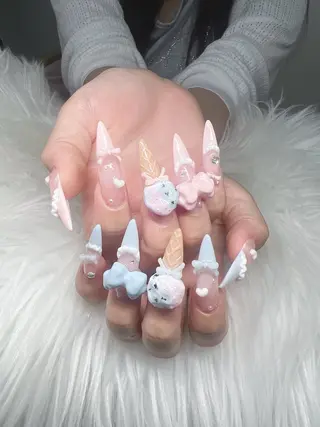 ネイル Lee Nails チップ長さだし専門店のネイルデザイン