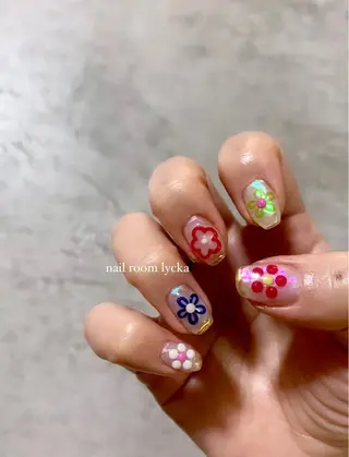 ネイル ネイルルームリッカ 𝐦𝐚𝐲𝐮のネイルデザイン