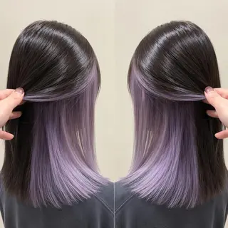 ロング カラー ブリーチカラー矢場町 ハイトーン 栄 平野のヘアスタイル