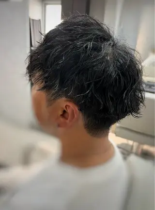 ショート カラー パーマ ヘアアレンジ メンズ キッズ TOON 川崎店 👫🏼橋本貴志のヘアスタイル