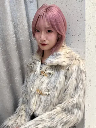 ミディアム カラー mai / linoah˚✧のヘアスタイル
