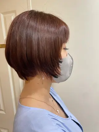 ショート カラー レイヤー/パーマ TAKUYAのヘアスタイル