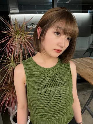 ミディアム カラー yuuna/ レイヤーカット🎀のヘアスタイル