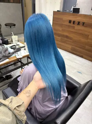 ロング カラー KEISUKE🐶 カラー×エクステ特化のヘアスタイル