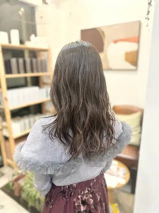 ロング カラー 村上 滉弥のヘアスタイル