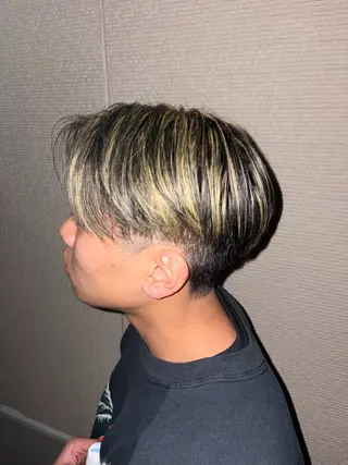 ショート カラー メンズ 中谷 流輝のヘアスタイル