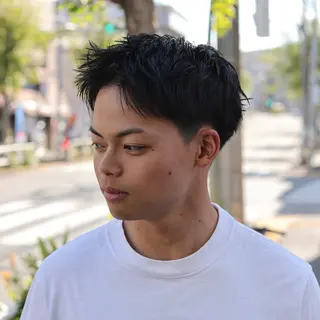 ショート メンズ メンズカット✂️/ パーマ🌀/金敷幸作のヘアスタイル