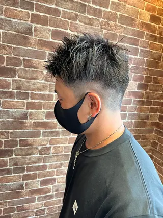 ショート カラー パーマ ヘアアレンジ メンズ キッズ ネイル マツエク・マツパ アイブロウ 久木原 ゆりのヘアスタイル