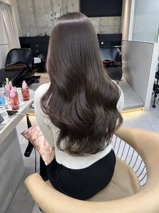 セミロング カラー 《髪質改善✖️オリー ブ🧸》小嶋拓也のヘアスタイル