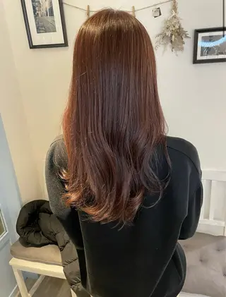 ロング カラー こだわり艶カラー ♡chisato♡のヘアスタイル