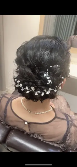 ヘアアレンジ ご新規様限定 透明感カラーKANAのヘアスタイル