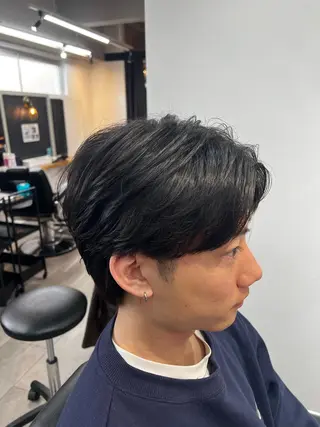 ショート メンズカット、パーマ 特化🔥🌊瀬川竜生のヘアスタイル