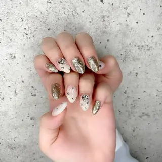 セミロング カラー パーマ ヘアアレンジ メンズ キッズ ネイル マツエク・マツパ アイブロウ Salon Ｋのネイルデザイン