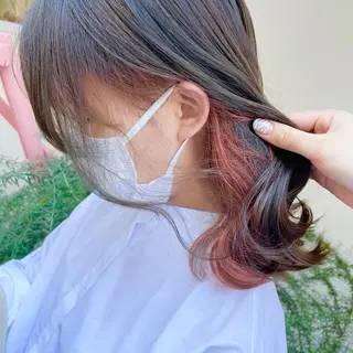 ミディアム カラー newi梅田🫧韓国 ヘア🫧sakiのヘアスタイル