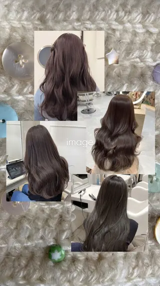 カラー 🌱 愛彩 ໒꒱.⋆⟡のヘアスタイル