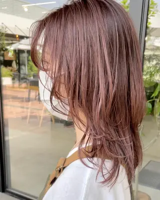 ミディアム カラー クドウレイ fifth神南のヘアスタイル