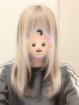 カラー 透明感カラー/ レイヤー /ソラのヘアスタイル