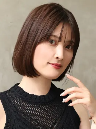 ショート カラー HASE/艶カラー/ 髪質改善/縮毛矯正のヘアスタイル