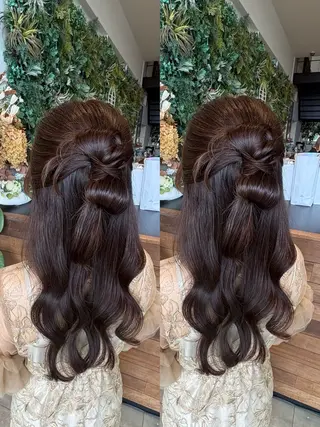 ロング ヘアアレンジ 高橋 乙葉のヘアスタイル