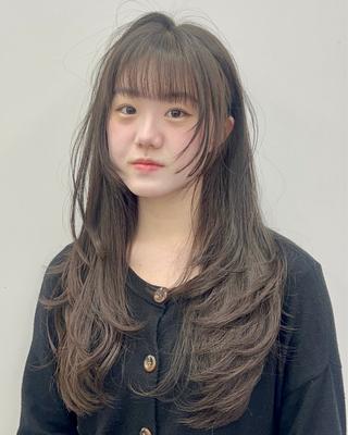 ロング 😈【ウルフっぽい レイヤー】星翔輝😈のヘアスタイル
