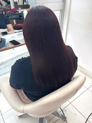 ミディアム ブリーチ透明感カラー /レイヤー👗しずかのヘアスタイル