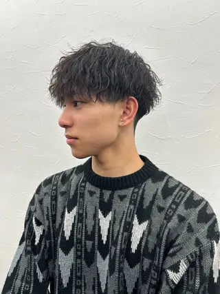 ショート パーマ メンズ メンズ特化美容師 yuuriのヘアスタイル