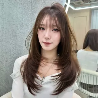 ロング カラー レイヤー🍀ボブ 浦和🍓YUIのヘアスタイル