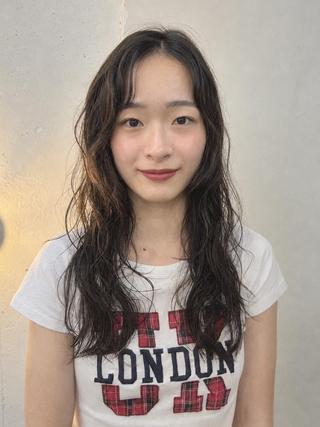 パーマ ロング 🌼U25 ヘアデザインラボのヘアスタイル